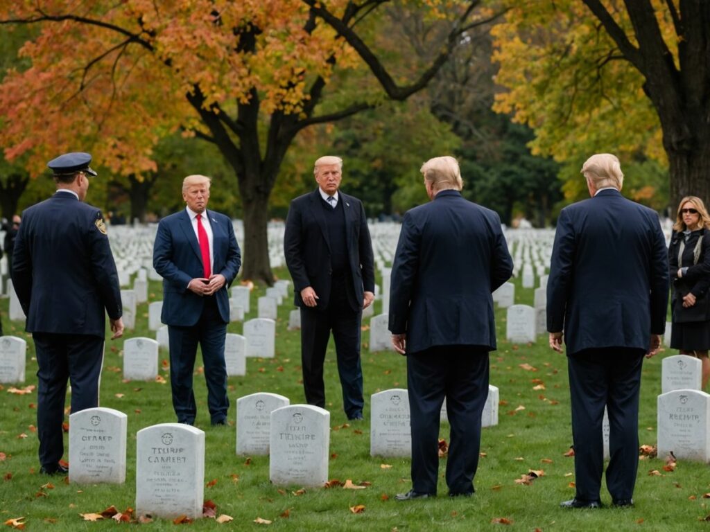 Trump Campaign Staff Involved in Altercation at Arlington National Cemetery